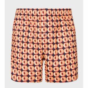 PAUL SMITH Underwear London PEACHES Print COTTON